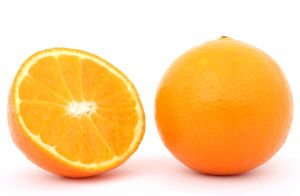 Picture of orange fruit, one of the foods high in vitamin c