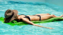 sunbathing for long hours and unprotected make skin vulnerable to skin cancer which is one of the effects of exposure to UV radiation